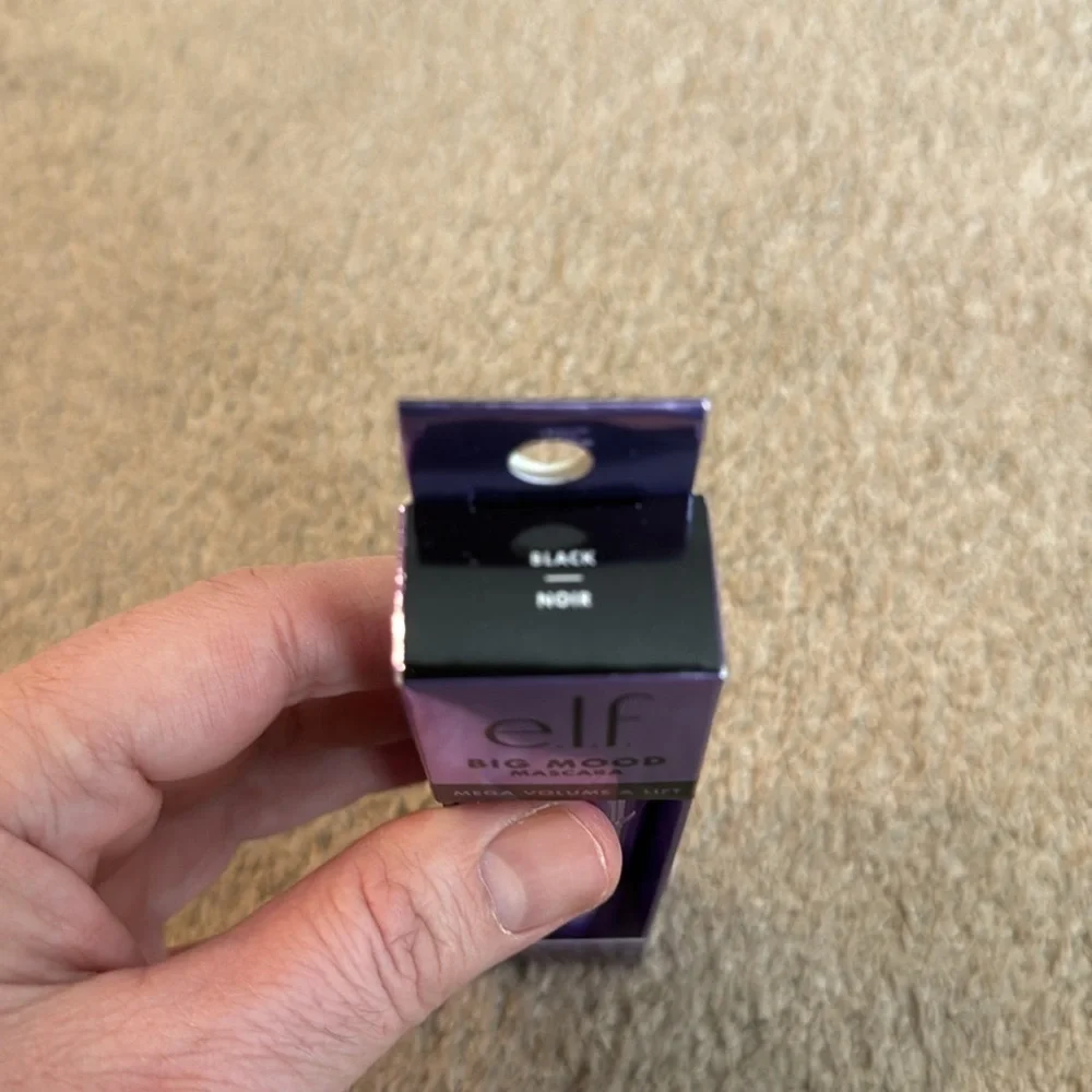 New in box Elf Big mood mascara color black 0.3 fl oz .
